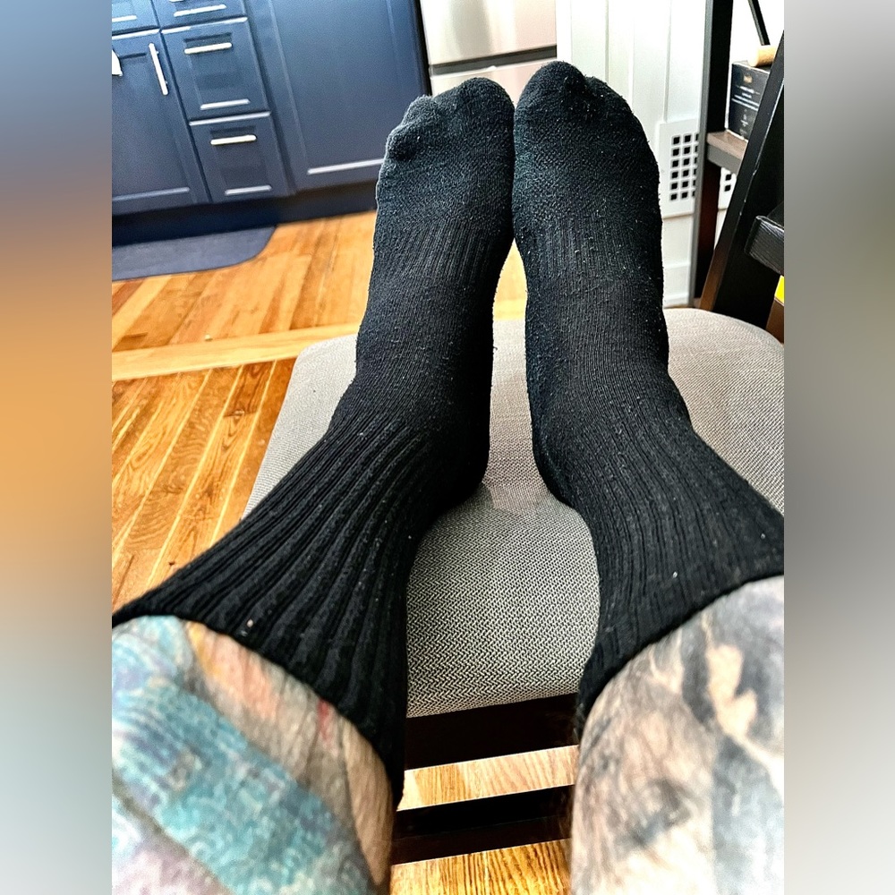 Black under armour socks